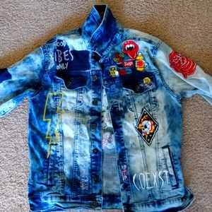 Smokers rise Good Vibes jean jacket